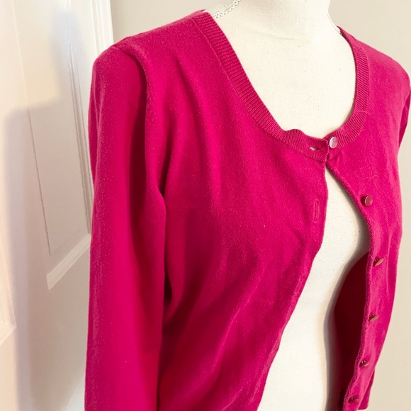 Talbots Pima Cotton Cardigan - Picture 2 of 4